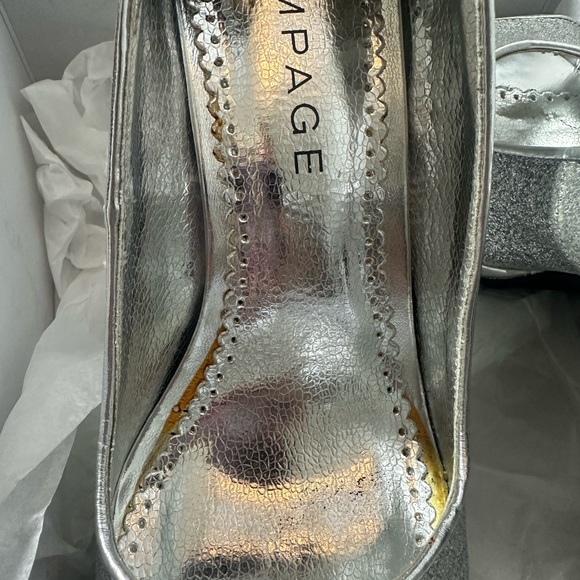 Rampage Dressy Gracee High Heel Peep Toe Size 81/2M with box - Picture 4 of 10